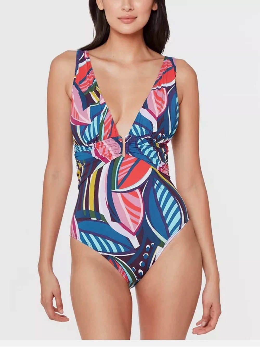 Bleu Rod BeattieAbsolutely Fabulous Plunge Off-The-Shoulder Mio w/Molded Cups-12